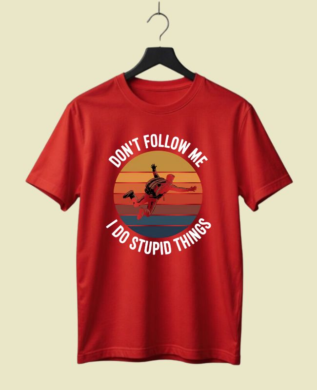 Don't Follow Me Half-Sleeve T-Shirt