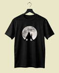 Shiv with Moon Half-Sleeve T-Shirt