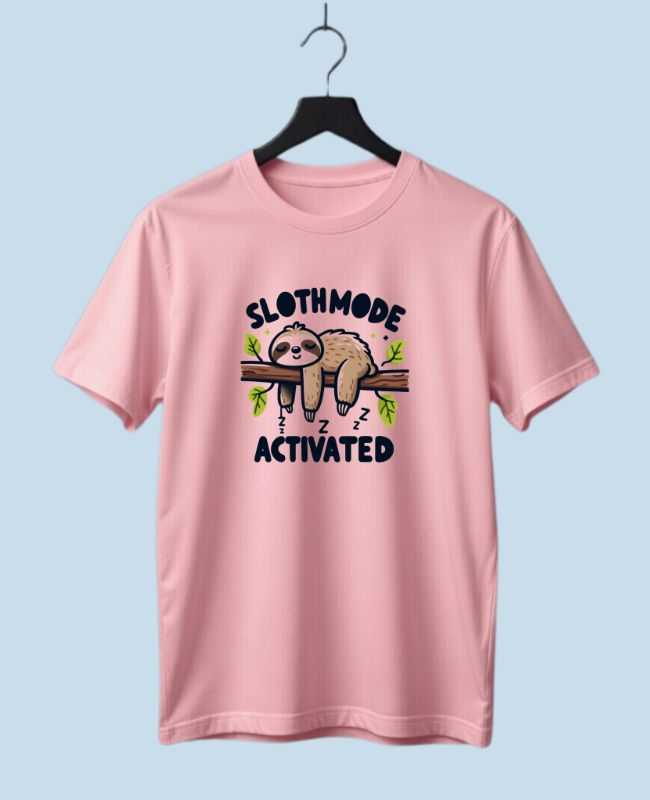 Slothmode Activated Half-Sleeve T-Shirt