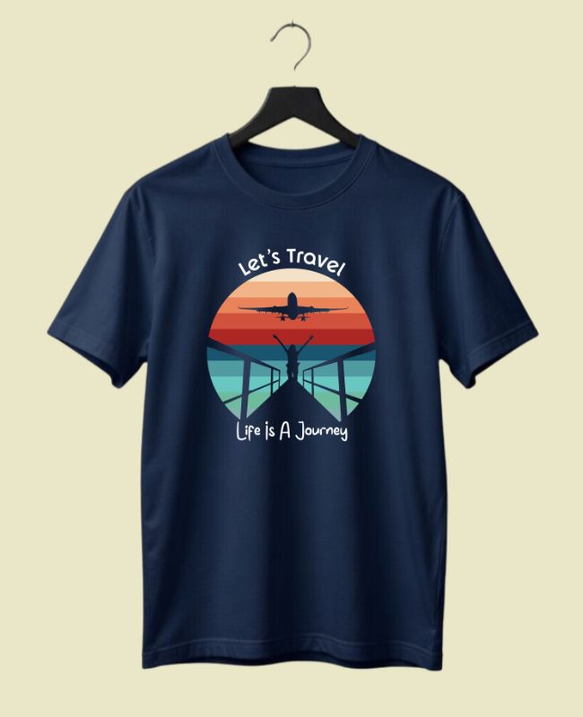 Life Is A Journey Half Sleeve T-Shirt