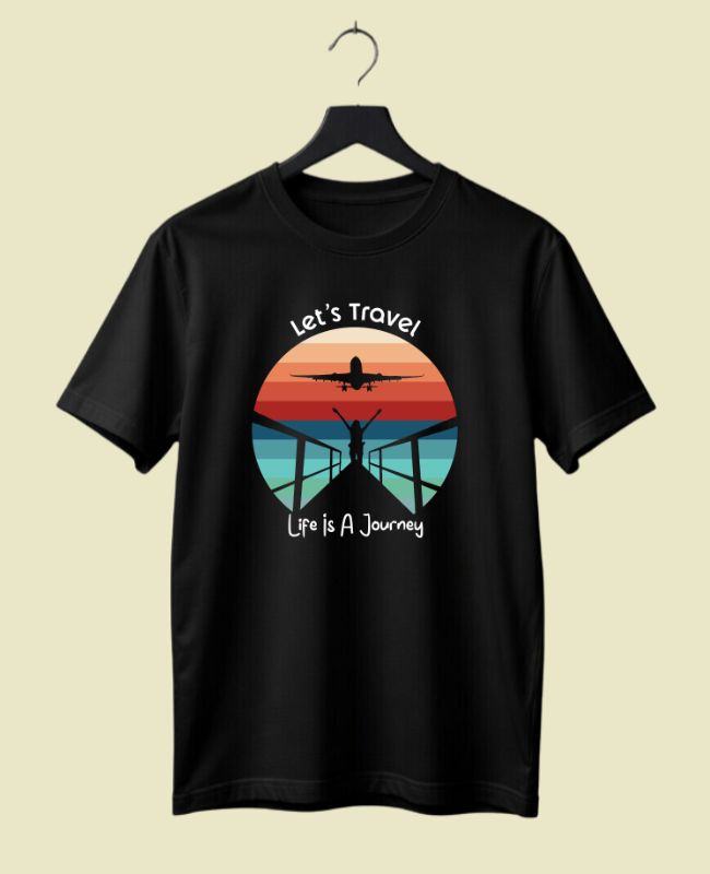 Life Is A Journey Half Sleeve T-Shirt