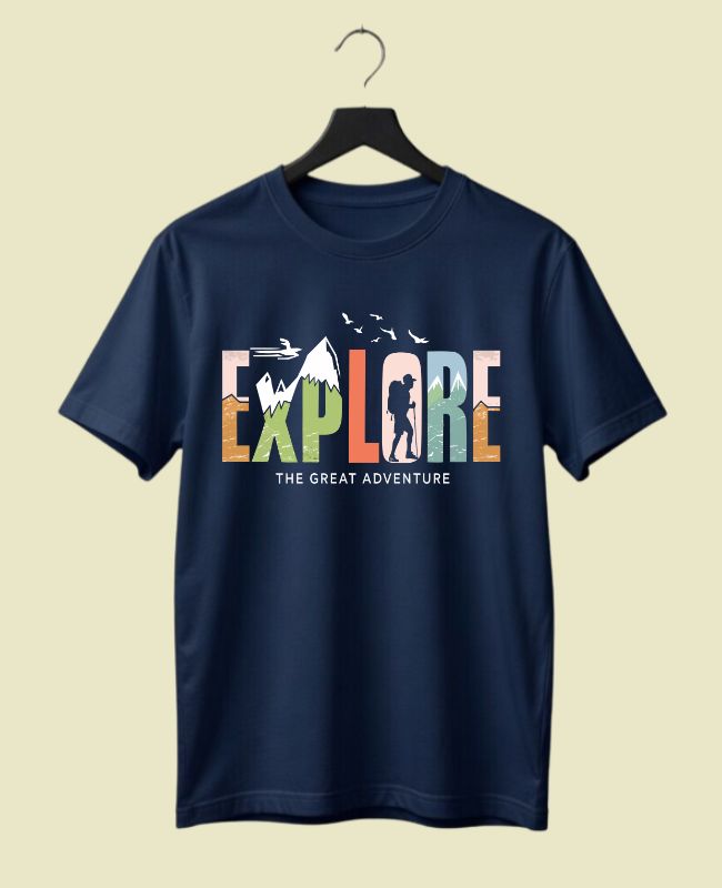 Explore Half Sleeve T-Shirt