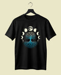 Moon Phrases Half Sleeve T-Shirt